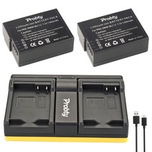 Probty 2pcs DMW-BLC12 DMW BLC12 Camera Battery + USB Dual Charger For Panasonic FZ1000 FZ200 FZ300 G5 G6 G7 DMC-GH2 2024 - buy cheap