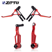 ZTTO Bicycle Ultralight Aluminum Alloy Floding V Brake Lever V-Brakes Caliper for MTB Mountain Bike Friction Wheel Brake Set 2024 - buy cheap