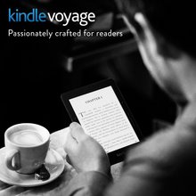 Электронные книги Kindle Voyage 6 дюймов, дисплей высокого разрешения (300 ppi) с адаптивсветильник чиками PagePress и Wi-Fi 2024 - купить недорого