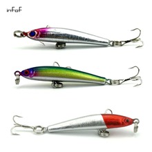 INFOF 5 pieces/lot 4.9cm/3.3g Minnow Fishing Lure Lot Fishing Lures Artificial Hard Fishing Bait Sinking Trout Bait 2024 - buy cheap
