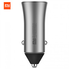 Xiaomi carregador de carro usb original, carregador rápido, qualcomm suporta carga rápida 18w/saída usb dupla inteligente, pontas de luz 5v/a novo 2024 - compre barato