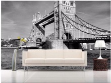 Papel tapiz 3d con foto personalizada, Torre de Londres, puente, paisaje arquitectónico europeo, decoración del hogar, murales de pared, papel tapiz para paredes 3d 2024 - compra barato