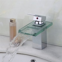 Torayvino Reasonable In Price New Glass Waterfall Faucet Bathroom Single Handle Basin Sink Vessel Vanity Chrome Brass Mixer Tap 2024 - buy cheap