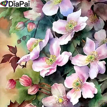 DiaPai 5D de Pintura Diamante DIY 100% Completo Quadrado/Rodada Broca "Flor paisagem" Diamante Bordado Ponto Cruz 3D decor A24411 2024 - compre barato