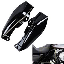 Черный дефлектор воздуха со средней рамой из АБС-пластика для Harley Touring Street Glide FLHX FLHR FLHTK 2009-2016 2010 2011 2012 2013 2015 2024 - купить недорого
