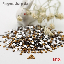 1000 pcs SS10 Dark Brown 14 Facets Resin Round Rhinestone Sparkling Rhinestones Nail Art Decoration DIY N18 2024 - buy cheap