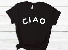 Женская футболка с принтом "hello" CIAO, хлопковая Повседневная забавная футболка для девушек Yong, хипстерский Топ, Прямая поставка, S-292 2024 - купить недорого
