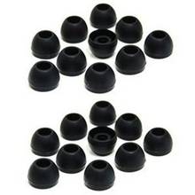 Silicone Replacement C Tips for Audio-Technica/Monster/Sony/Ultimate Ears Sharp/Sennheiser/TDK/Griffin and JVC -10 Pairs- Black 2024 - buy cheap