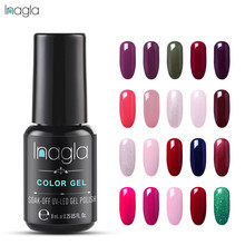 Inagla-polimento para esmalte 8ml, pintura semi-permanente para unhas, cores 199, ideal para trabalho de manicure 2024 - compre barato