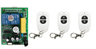 Interruptor de luz sem fio/janela, ac 220 v 2ch 10a, controle remoto sem fio, receptor + transmissor, lâmpada para porta de garagem - compare preços