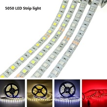 5050 luz conduzida flexível rgb branco tira conduzida fita clara vermelho verde azul branco branco branco quente dc5v 12v 24v 5 metro/rolo 2024 - compre barato