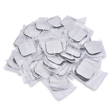 50pcs/100pcs Electrode Pads Self Adhesive Replacement Tens Square 4*4/5*5 cm Muscle Stimulator Electric Digital Machine Massager 2024 - buy cheap