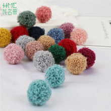 Hot Sale 50pcs/lot Pompom 15mm Multicolor Soft Pompones Fluffy Plush Crafts DIY Furball Home Decor Sewing Supplies New Arrival 2024 - buy cheap