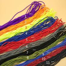 Free shipping high quality 10M black 3mm 4mm round elastic rope DIY handmade clothes materials rubber band sewing accessories 2024 - buy cheap