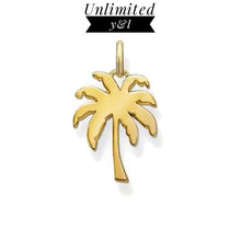 Gold Color Coconut Palm Trees Pendants Fashion DIY Jewelry Thomas Style Silver Necklace Accessories  for Women Gifts 2024 - buy cheap