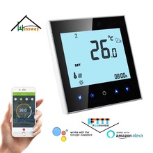 24VAC,95-240VAC TUYA NC,NO Works with Alexa Google home Floor Heating Thermostat WIFI for Underfloor Warm System 2024 - buy cheap