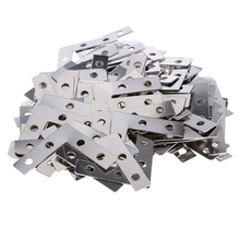 100PC 38mm Flat L Shape Bracket Brace Right Angle Corner Repair Plate Fixing 2024 - buy cheap