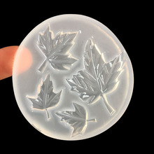 1PC Fashion Clear 3D Maple Leaf Iron Town Wing Fruit Silicone Fondant Mold Cake Decorating Chocolate Baking Mould Tool LB 399 2024 - buy cheap