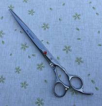 7" and 8" professional barber hairdressing flat cutting scissors 2024 - buy cheap