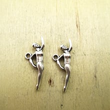 20pcs--30x11mm Swimming Charms 3D Swimmer charm pendants, Sports charms DIY necklace/ bracelets  charms antique silver tone 2024 - buy cheap