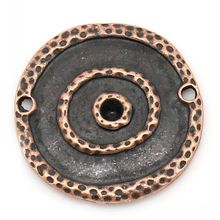 DoreenBeads Retail Connectors Findings Round Antique Copper 22mm Dia,30PCs 2024 - buy cheap