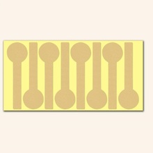400pcs/pack Simple Blank Kraft Lollipop Sealing Sticker Label Stickers Party Favor Gift Bag Candy Box Deco Adhesive Sticker 2024 - buy cheap