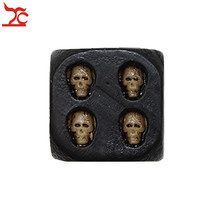 Wholesale 5pcs/lot handmade black dice show luxury devil poker dice gambling dice tower game dice for free shipping 2024 - buy cheap