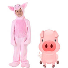 Cartoon Children Kids Animals Costumes Cosplay Jumpsuit pink pig/frog Halloween Party carnival Animal Costume for full set 2024 - buy cheap