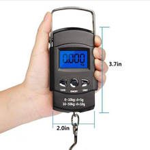 Portable Mini Hand Held digital Hanging Scale for suitcase Travel bag Electronic Weighting Luggage Scale fish Hook Balance 2024 - buy cheap