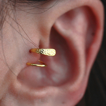 Real Piercing Earrings Ear Cuff Handmade Jewelry Vintage Boho Pendientes Gold Filled/925 Silver Oorbellen Minimalist Earrings 2024 - buy cheap