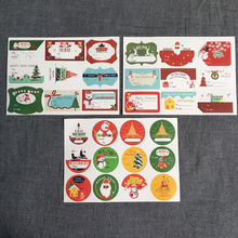 90pcs/pack Kawaii Snowman Christmas Tree Handmade Cake Package Sealing Label Writble Sticker DIY Gift Stickers Irregular Sticker 2024 - buy cheap