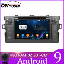 Owtosin Car Radio Multimedia Video Player Navigation GPS Android 9.0 For Toyota Avensis 2009 2010-2015 Car 4GB RAM 32 GB ROM 2024 - buy cheap