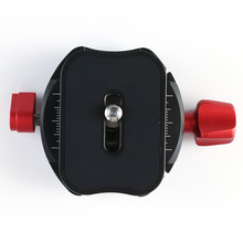 Cabezal de bola de cámara giratorio X-36 360 con placa de liberación rápida para cámara DSLR y trípode-Rojo 2024 - compra barato