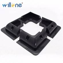Willone universal 4PCS ABS solar panel mounts for RV or boat Black 2024 - buy cheap