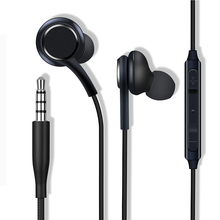 Para Samsung S8 S9 Esporte Fones De Ouvido com Microfone gamer Fone De Ouvido Fone de Ouvido Com Fio Fones de Ouvido Estéreo de 3.5mm Universal para Xiaomi 2024 - compre barato