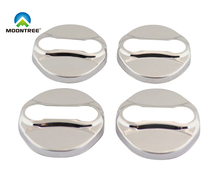 4 pcs Silver Car Door Lock Protective Cover for Hyundai Tucson ix35 2010-2015 2024 - buy cheap