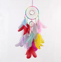 colourful Dreamcatcher Handmade Dream Catcher Net With Feathers Home Wall Hanging & Bar & Party Decoration 2024 - buy cheap