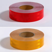 50mm X 25m Reflective Bicycle Stickers Adhesive Tape For Bike Safety White Red Yellow Reflective Bike Stickers 2024 - buy cheap