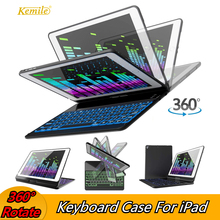 Case For iPad Pro 11 10.5 9.7 360 Rotatio Wireless Bluetooth Backlit Keyboard funda Cover For iPad 9.7 2018 2017 6th Air 2 Case 2024 - buy cheap