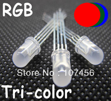 1000 Uds X 5mm 4 pines ánodo común RGB LED difuso rojo/verde/azul 5mm diodo emisor de luz 2024 - compra barato