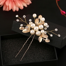 Vintage Wedding Bridal Faux Pearl Flower Hair Pins Bridesmaid Clip Side Combs 2024 - buy cheap