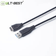 Кабель Micro USB 3,0 ult-best, кабель для синхронизации данных USB 3,0, кабель для передачи данных для Samsung Note3 S5 Toshiba WD Seagate SSD 2024 - купить недорого