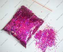 50g-1mm Holographic Laser Purple-red Color Glitter Diamond(rhombus)Paillette Spangle Shape for Nail Art Decoration&Glitter Craft 2024 - buy cheap