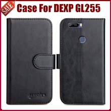 Hot Sale! DEXP GL255 Case New Arrival 6 Colors High Quality Flip Leather Protective Cover For DEXP GL255 Case Phone Bag 2024 - buy cheap