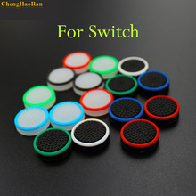 Chenghaoran 2 pçs aperto de silicone para nintendo switch ns joy con controlador joystick capa para joy-con analógico vara boné jogo 2024 - compre barato