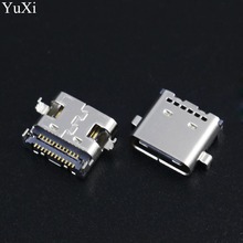 Высокоскоростной интерфейс передачи данных YuXi, 1 шт., micro 3,1 usb, 24pin, USB 3,1, Тип C, мама, разъем типа SMT 2024 - купить недорого