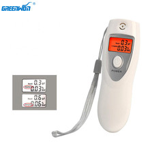 GREENWON Digital LCD Portable Pocket Professional Police Breath Alcohol Tester Breathalyzer Analyzer Meter 2024 - buy cheap