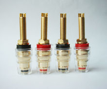 10PCS GOLD PLATED copper Binding Post for Amplifier Speaker Terminal 4mm Banana plug connector 2024 - buy cheap