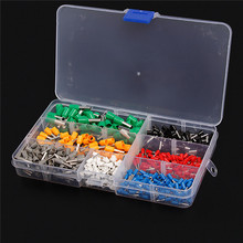 600Pcs/Set AWG 22 - 14 Insulated Cord Pin End Terminal Bootlace Ferrules Set Wire Copper Crimp Connector Assortment Kit 2024 - buy cheap