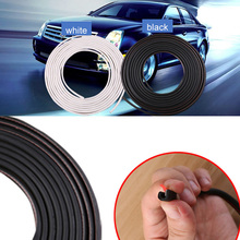 Car Styling 5m Car Door Edge Guards Trim Molding Strip Rubber Anti Scratch Doors Moldings Side Protector Auto Decorative Sticker 2024 - buy cheap